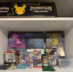 Pokemon TCG Mystery Box w/ Sealed Packs Trading Card Game Collectible Gift Gold - Image 2