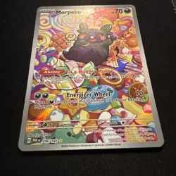 Morpeko 206/182 SV04: Paradox Rift Illustration Rare Pokemon Card NM - Image 2