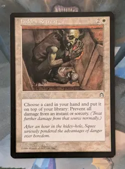 MTG Stronghold Rare HIDDEN RETREAT SP - Image 1