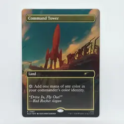 Command Tower 7097 Greet the Dog MTG Fallout X Secret Lair NM Foil - Image 1