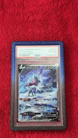Pokemon Crown Zenith 2023 Full Art Entei V, Suicune V, Raikou V Sequential PSA10 - Image 2