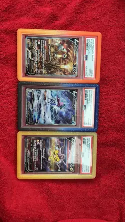 Pokemon Crown Zenith 2023 Full Art Entei V, Suicune V, Raikou V Sequential PSA10 - Image 4