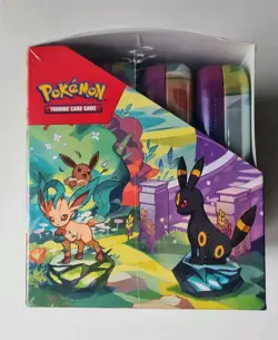 🔥🚀 Pokemon Prismatic Evolutions Mini Tin Display Case | New And Sealed Mint - Image 3