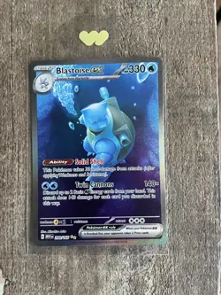 Pokemon TCG Blastoise EX Scarlet & Violet 151 sir - Image 1