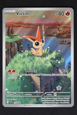 Pokemon Victini P NM - Scarlet & Violet Promo 208 - Image 1