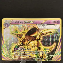 Nidoking BREAK 46/108 XY Evolutions Full Art Ultra Rare Holo Pokemon TCG Card - Image 1