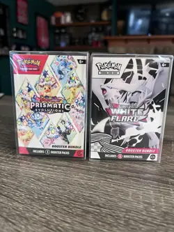 Pokemon Prismatic Evolutions & White Flare Booster Bundle Lot!🔥🔥 - Image 1