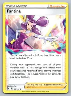 Pokemon TCG SWSH11: Lost Origin Fantina 157/196 - Image 1