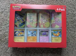 Pokemon TCG: Scarlet & Violet 151 Mini Tins 4 Pack SAMS CLUB SEALED IN HAND NEW - Image 1
