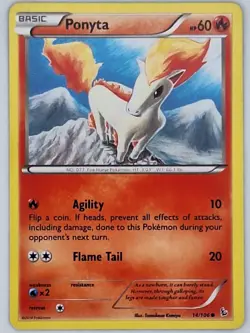 Ponyta 14/106 Pokemon - XY Flashfire MP - Image 1