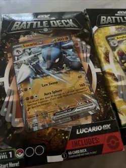 Pokemon Ex Battle Deck Lucario Ampharos - Lot of 3 Sealed Decks - Image 2