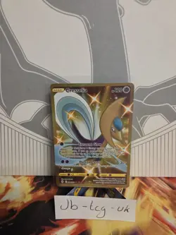 Pokemon TCG Cresselia Evolving Skies Holo Card 228/203 Secret Rare Gold NM - Image 1