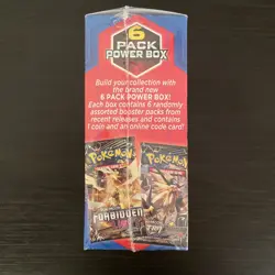 Pokemon Mystery 6 Pack Power Box Red Team Up 2019 Sealed - Image 3