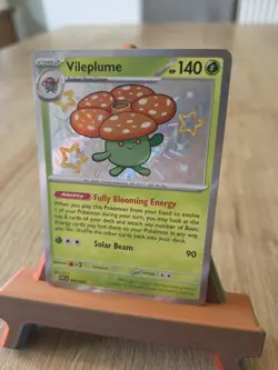 Pokemon Vileplume Baby Shiny Rare Card Paldean Fates 094/091 NM/M Condition - Image 1