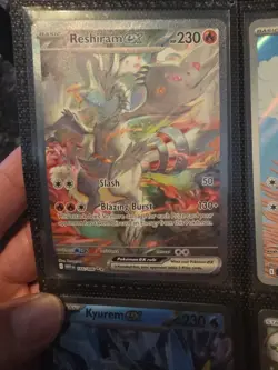 Pokemon TCG Reshiram EX 166/086 White Flare Special Illustration Rare Holo - Image 1