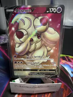 Pokemon TCG Alcremie v Shining Fates 064/072 Holo Ultra Rare NM/Mint Condition! - Image 1