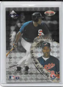 1996 Bowman's Best Mirror Image Atomic Refractor Griffey/Gwynn/Guerrero/Grieve - Image 2