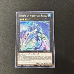Number 47: Nightmare Shark (CT11-EN004) Yugioh TCG Card Game - Image 1