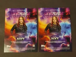 2025 Topps Universe WWE AVA Universe Autographs Lot (2) On-Card Autos - Image 2