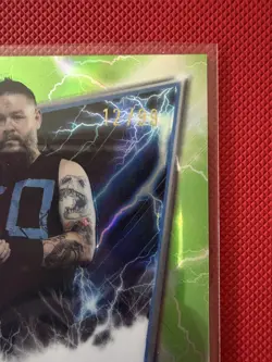 2026 TOPPS WWE CHROME KEVIN OWENS ON-CARD AUTO GREEN REFRACTOR #/99 BBA-KEV - Image 4