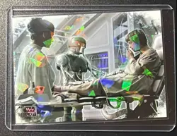 2025 Star Wars Galaxy Luke Skywalker's Recovery #SWIN-11 Atomic Refractor 21/150 - Image 1