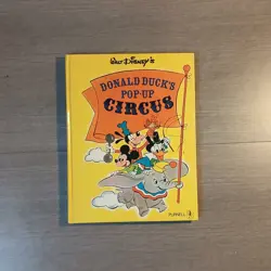 Vintage 1970 Donald Duck's Pop-Up Circus Book - Purnell Disney Rare - Image 1