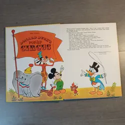 Vintage 1970 Donald Duck's Pop-Up Circus Book - Purnell Disney Rare - Image 4