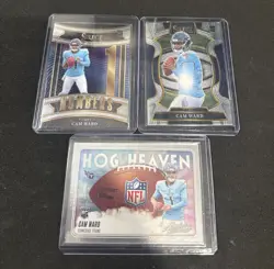 Cam Ward Rookie Card Lot (3 total) 2025 RC's Inserts Select Titans - Image 1