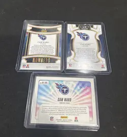 Cam Ward Rookie Card Lot (3 total) 2025 RC's Inserts Select Titans - Image 2