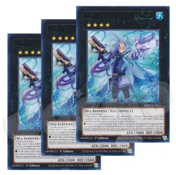 Yugioh - Magikey Spirit Vepartu x 3 - 1st Edition Rare LP - Plus Free Holo Card - Image 1