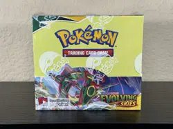 Pokemon TCG Evolving Skies Booster Box Sealed with Acrylic Case - Image 2
