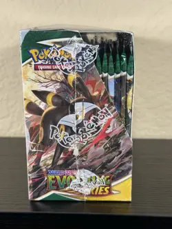 Pokemon TCG Evolving Skies Booster Box Sealed with Acrylic Case - Image 5