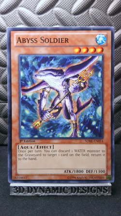 | Yugioh Abyss Soldier SDRE-EN014 1st Common Realm Of The Sea NM 🔥 | - Image 1