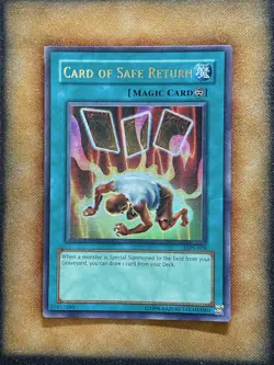 Yugioh Card Of Safe Return LON-029 Ultra Rare MP - Image 1