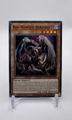 Yugioh! Big-Winged Berfomet - DUNE-EN004 - Super Rare - 1st Edition Near Mint, E - Image 1