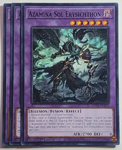 Yugioh Azamina Sol Erysichthon ROTA-EN032 Common 1st Edition - Image 1