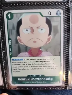 Kouzuki Momonosuke OP01-041 Rare English NM Romance Dawn One Piece TCG - Image 1