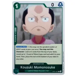 Kouzuki Momonosuke OP01-041 Foil | PRB-01 The Best | One Piece TCG English - Image 1