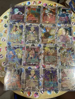 Dragon Ball Z TCG! 16 cards total All SPRs! Multiple Sets! Holo Artworks NM! CCG - Image 1