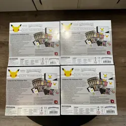 Pokemon Celebrations ETB Elite Trainer Box Anniversary Edition, Sealed/Tear X4 - Image 4