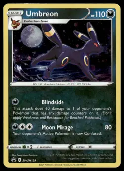 Cards Umbreon SWSH129 Sword & Shield Promo Holo Promo NM *3 - Image 1