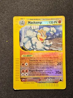 Pokemon Card Machamp 16/144 Skyridge ITA carta Reverse Holo Good - Image 1