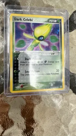 Dark Celebi 4/101 Holo Rare EX Team Rocket Returns 2004 Pokemon Card Ungraded - Image 1