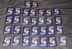 30 Base Set First Edition Shadowless Pokemon Cards (NM-MP) - Image 2