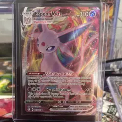 Pokemon TCG VMAX Holo Espeon Glaceon Vaporeon Leafeon 4 Card Lot - Image 1