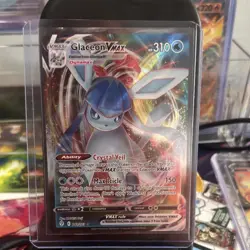 Pokemon TCG VMAX Holo Espeon Glaceon Vaporeon Leafeon 4 Card Lot - Image 3