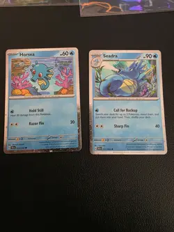 Pokemon TCG: Horsea 010/064 Seadra 011/064 Cosmos Promo Holo Shrouded Fable NM/M - Image 1