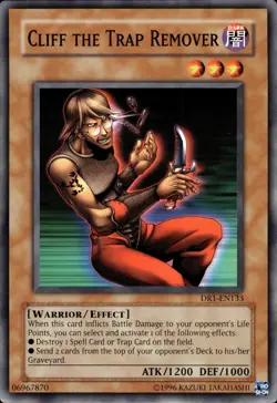 Cliff The Trap Remover - DR1-EN133 - NM - YuGiOh - Image 1