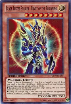 Yugioh! LP Black Luster Soldier - Envoy of the Beginning - CT10-EN005 - Super Ra - Image 1