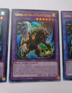 Playset: 3x Chimera the King of Phantom Beasts DUNE-EN033 (Ultra, 1st Ed, LP) - Image 4